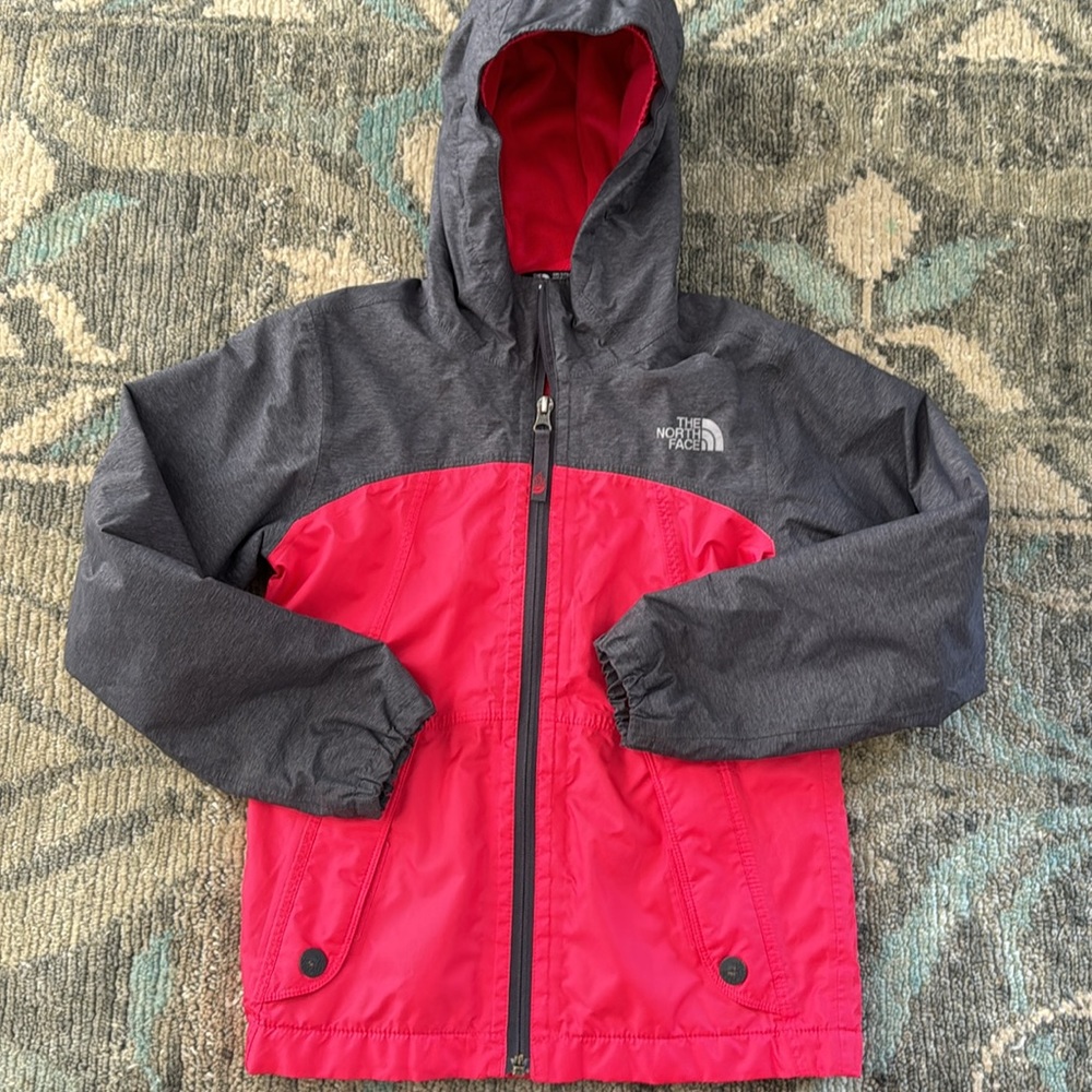 The North Face girls rain jackets VGUC size 7/8